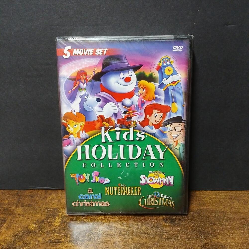 Kids' Holiday Collection DVD, 5 Movie Set, Cartoons, Nutcracker, Snowman, NEW - Picture 1 of 5